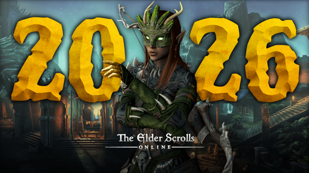 Bosmer Character in ESO Standing in the Night Market